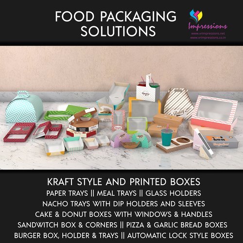 Food Packaging Boxes - Shape: Rectangular