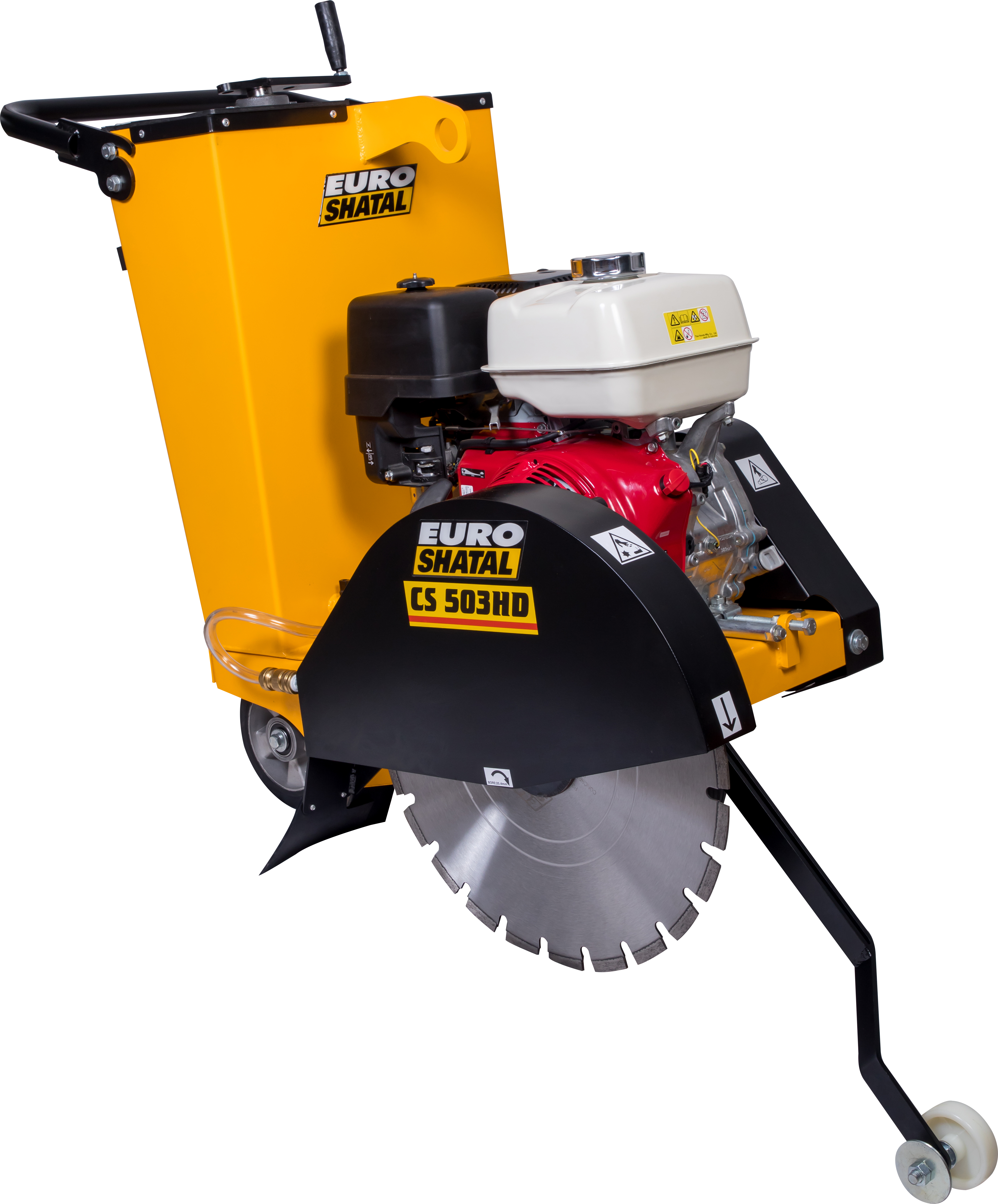 Yellow Red Concrete And Asphalt Saws