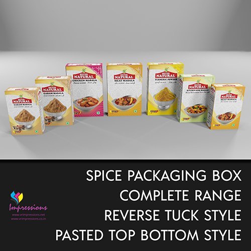 Spice Masala Packaging Boxes