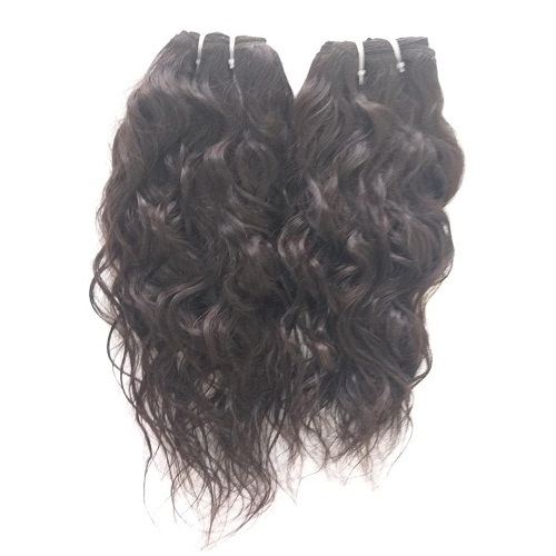 Unprocessed Hair Wavy Machine Weft Hair Extensions Application: Profesional