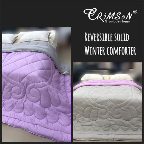 Plain Dyed 2 Tone Reversible Solid Colour Comforters