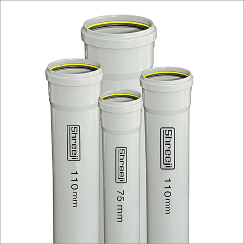 Pvc Swr Pipe - Pvc, Various Sizes, White Color | 10 Bar Pressure Rating, 60°c Temperature Rating, Bacteria And Insect Resistant
