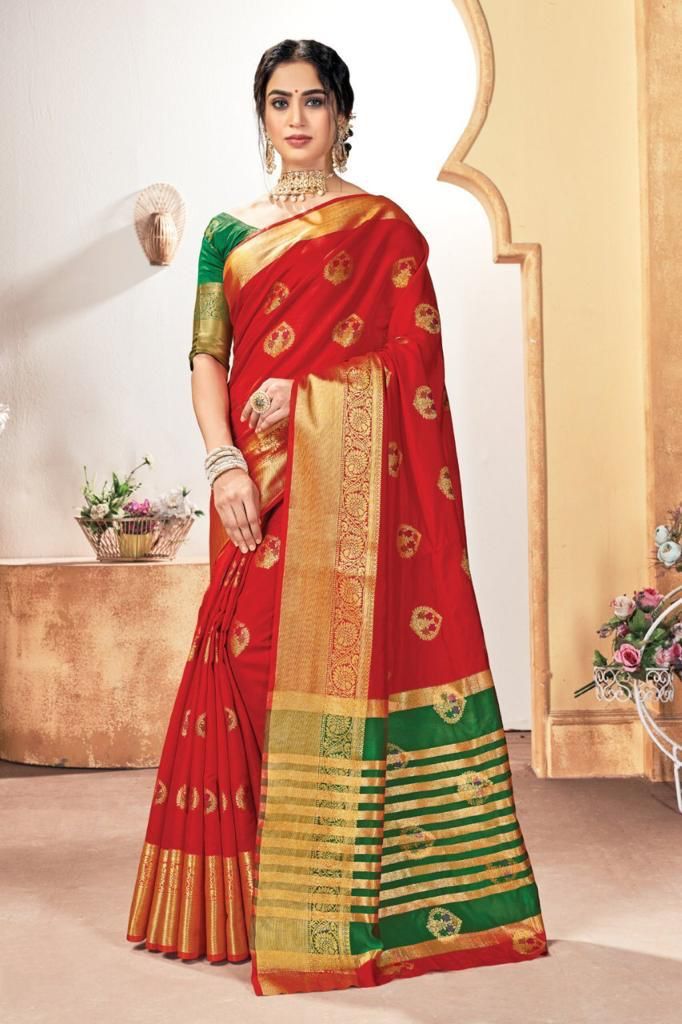 Festive Lichi Silk Saree