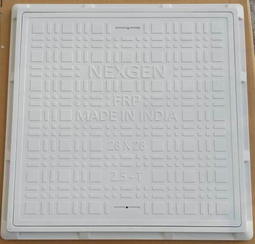 FRP मैनहोल कवर 28 x 28 इंच