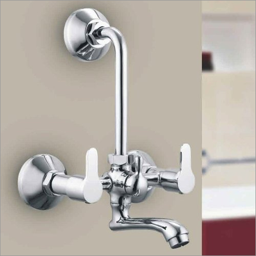 2 In 1 Telephonic Double Handle Wall Mixer