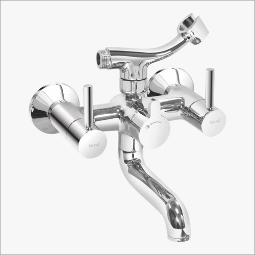 2 In 1 Telephonic Double Handle Wall Mixer