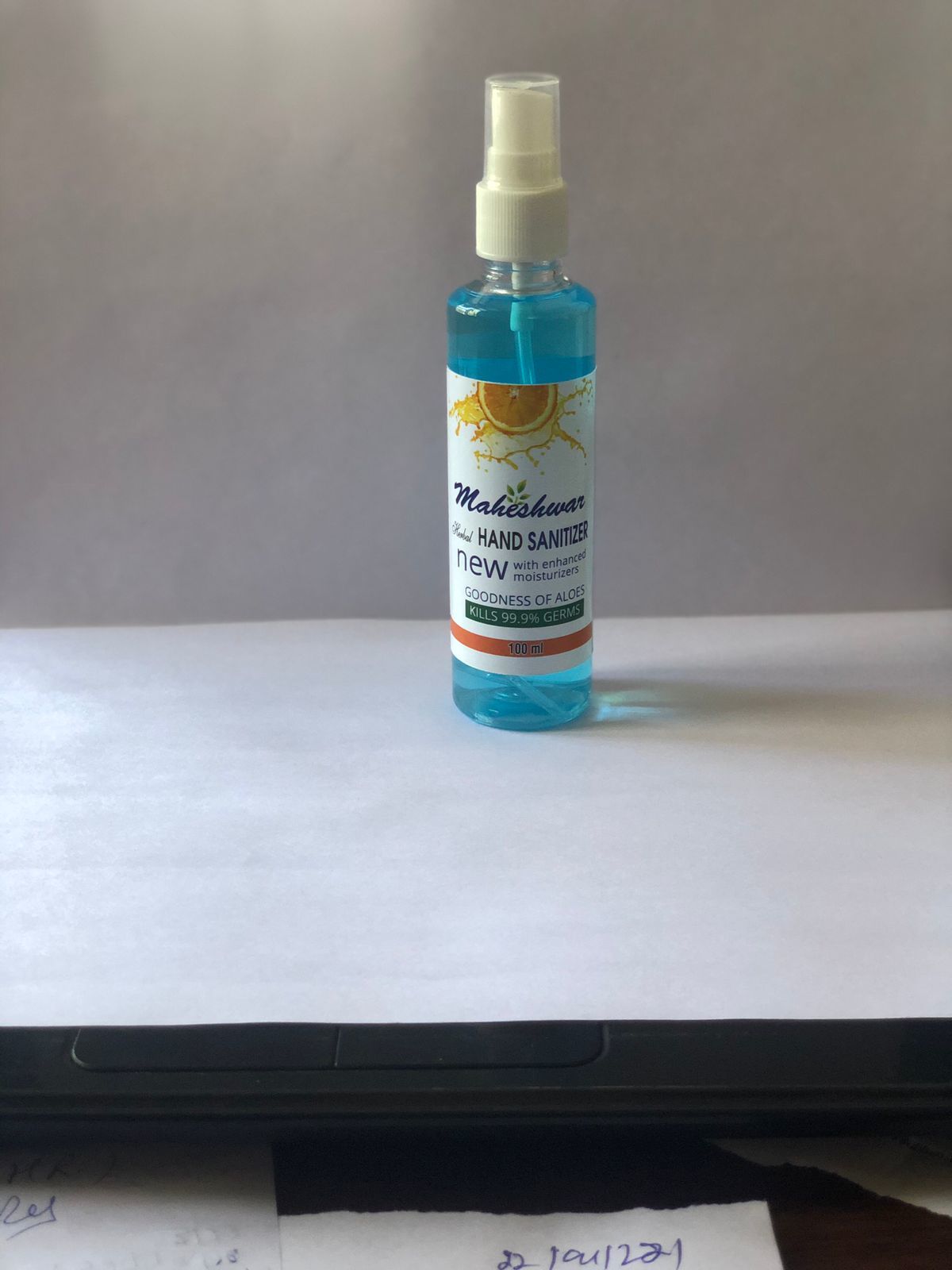 Hand Sanitizer - 250ml, 50ml, 5l | Aloe Vera, Neem, Glycerine, Citrus Scent, Kills Germs, Keeps Hands Soft