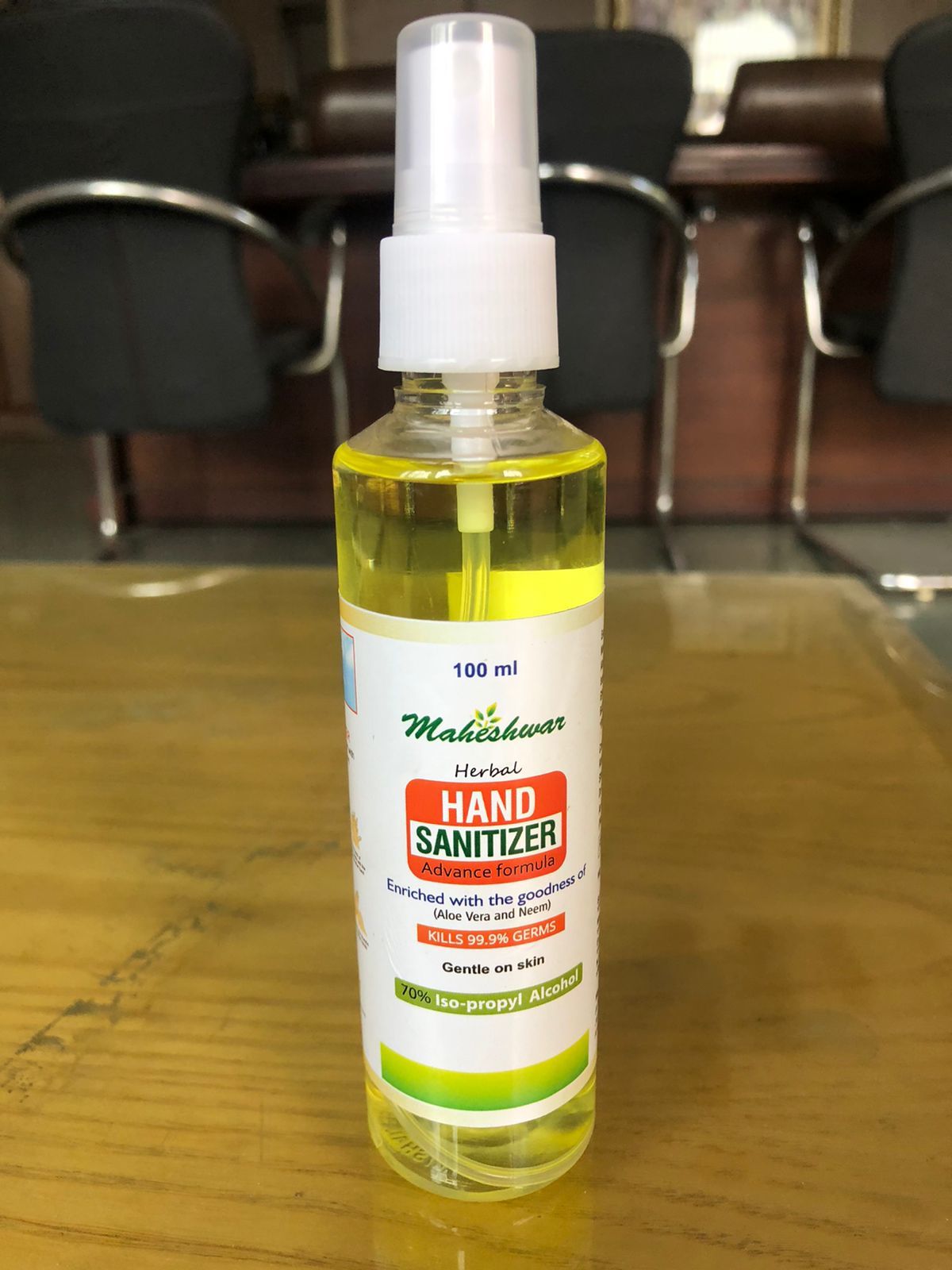 Hand Sanitizer - 250ml, 50ml, 5l | Aloe Vera, Neem, Glycerine, Citrus Scent, Kills Germs, Keeps Hands Soft