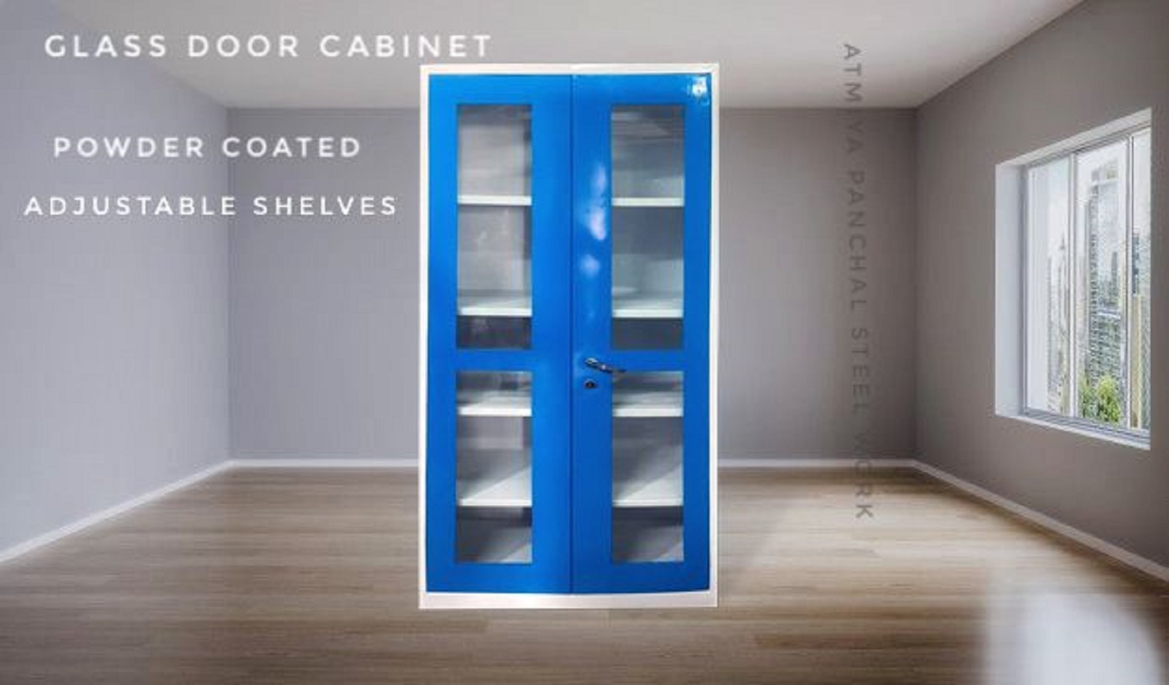 Library Almirah - Mild Steel, Rectangle Shape, Gray Color | Customizable Load Capacity, Diverse Designs, Choice Of Handles, Secure Locking Solutions