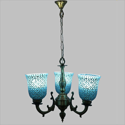 Designer Blue Chandelier Hanging