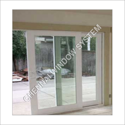 White And Cream Upvc Sliding Doors