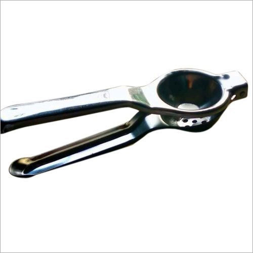 सिल्वर स्टेनलेस स्टील लेमन स्क्वीज़र