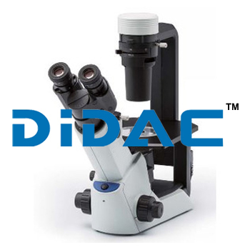 Inverted Microscope - 160x250mm Stage Size, 40x Objective With 0.65 Na | Features Adjustable Illumination, Camera Connectivity, Large Working Distance