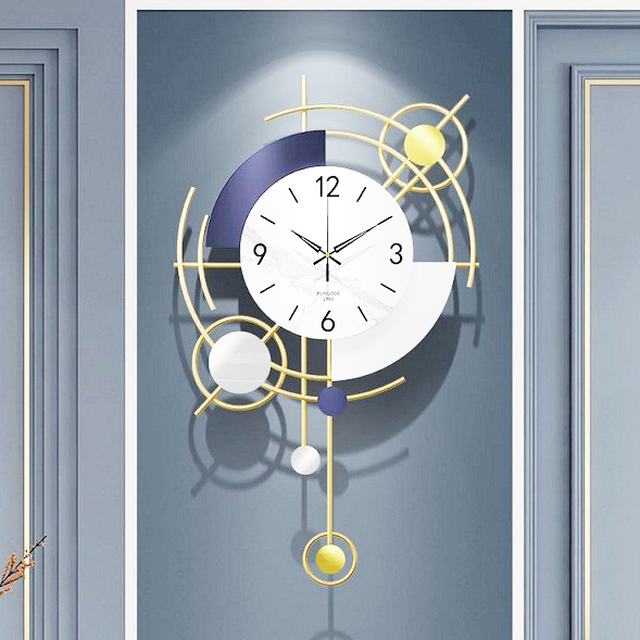 Metal Wall Art - 1066.8x381 Mm, Gold And Silver | Handmade Iron Decoration, Eco-friendly, Easy To Clean