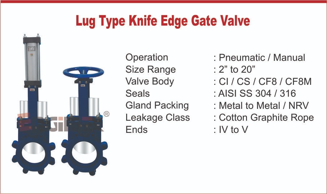 Manual Knife Edge Gate Valve