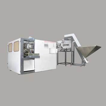 Fully Automatic Blowing Machine - PET Preform Thermal Processing & Stretch Blowing, 100 ml to 1000 ml Bottles, 3600-7200 BPH Production Rate, Pneumatic Mould Clamping System, Compact Design with Touchscreen HMI