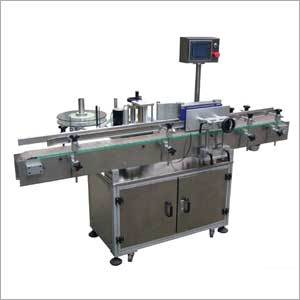 Automatic Sticker Labeling Machine - Stainless Steel 304, 20-120 BPM Capacity | PLC Control, Electric Drive, Versatile for Round/Square Containers