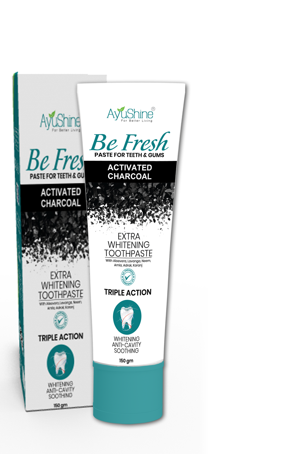50gm 100gm 150 Gm Ayurvedic Charcoal Toothpaste Age Group: Suitable For All Ages