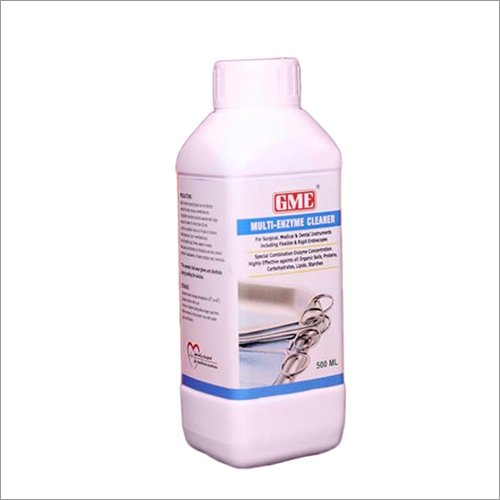Multi-enzyme Cleaner Liquid - 500 Ml | Effective Odor Elimination, Purity Guaranteed For Surgical Instruments & Endoscopes