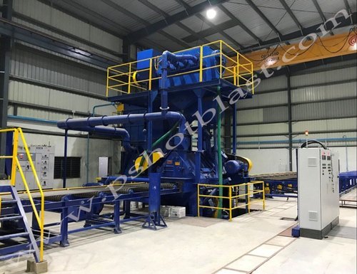 Fusion Bonded Epoxy Coated Rebar - 3500-4000 Mt Monthly Capacity, Electric Power Source, Blue Color, Turnkey Shot Blasting And Coating Solution