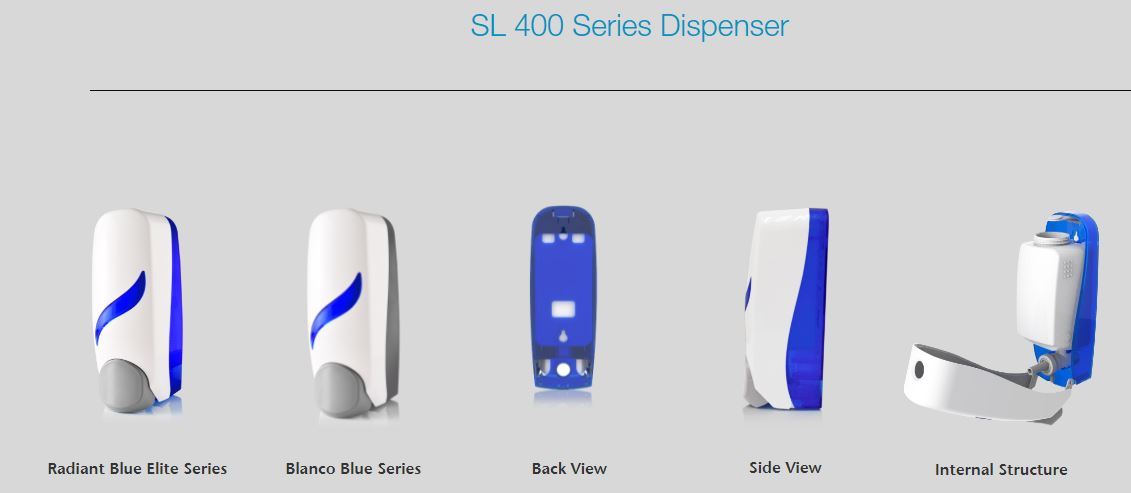 Sl-400 Liquid Dispensing System - Soap And Foam Dispenser - Color: White