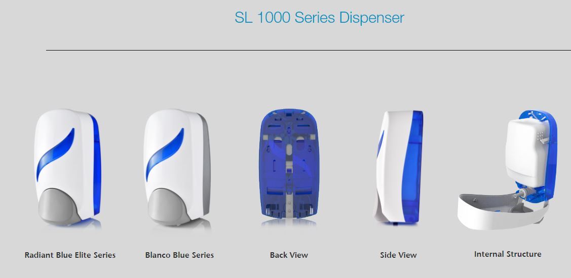 Sl-1000 Liquid Dispensing System - Soap And Foam Dispenser - Color: White