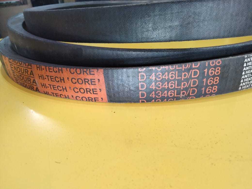 V Belt Section D - Rubber, Length 560-11200 Millimeter, Black | Enhanced Durability, Static Electricity Prevention, Heat And Weather Resistance