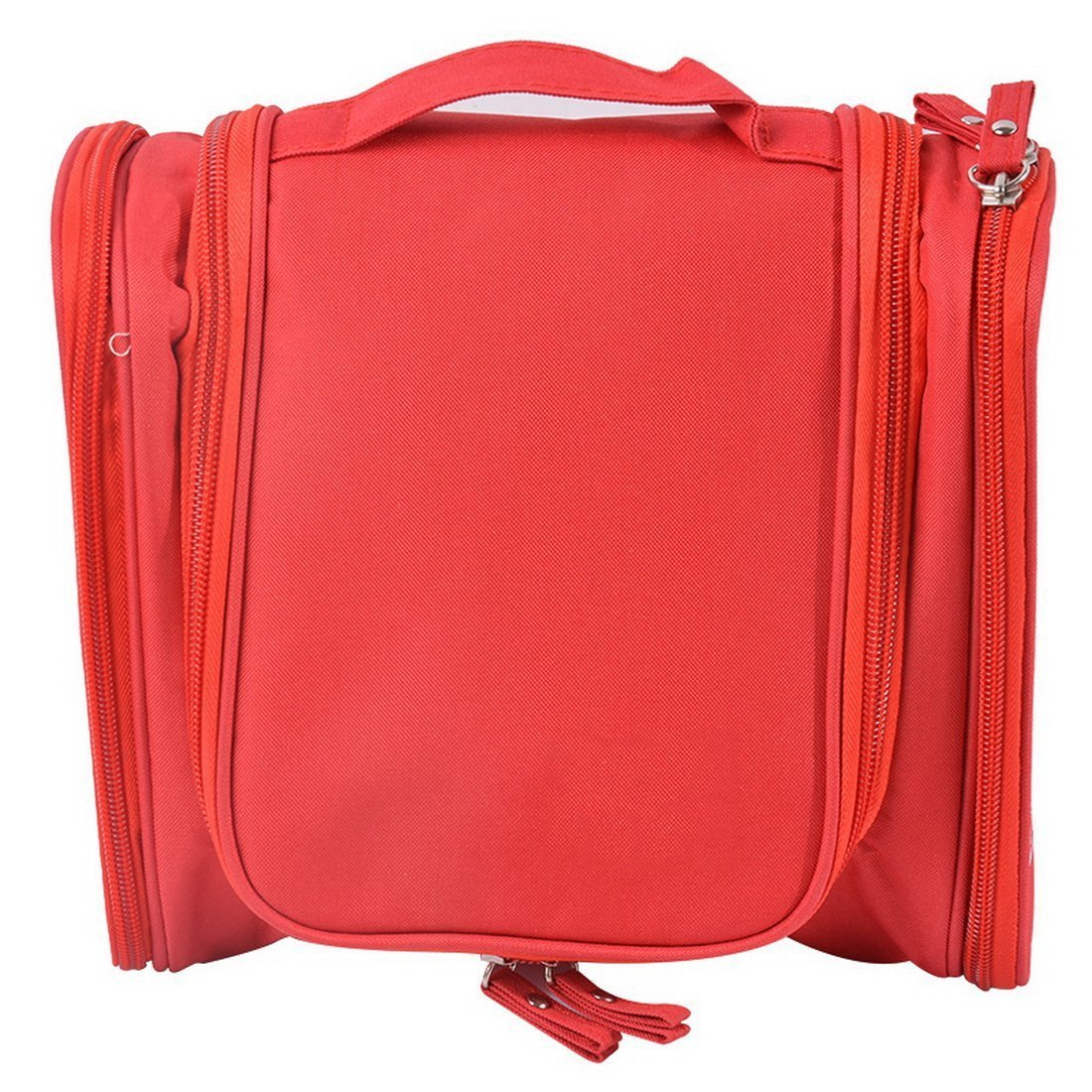 Canvas Toiletry Bag - 420d Nylon Oxford, 10.2 X 4.5 X 8.5 Inches | Durable Water-resistant Fabric, Multifunctional Hanging Hook, Multiple Compartments