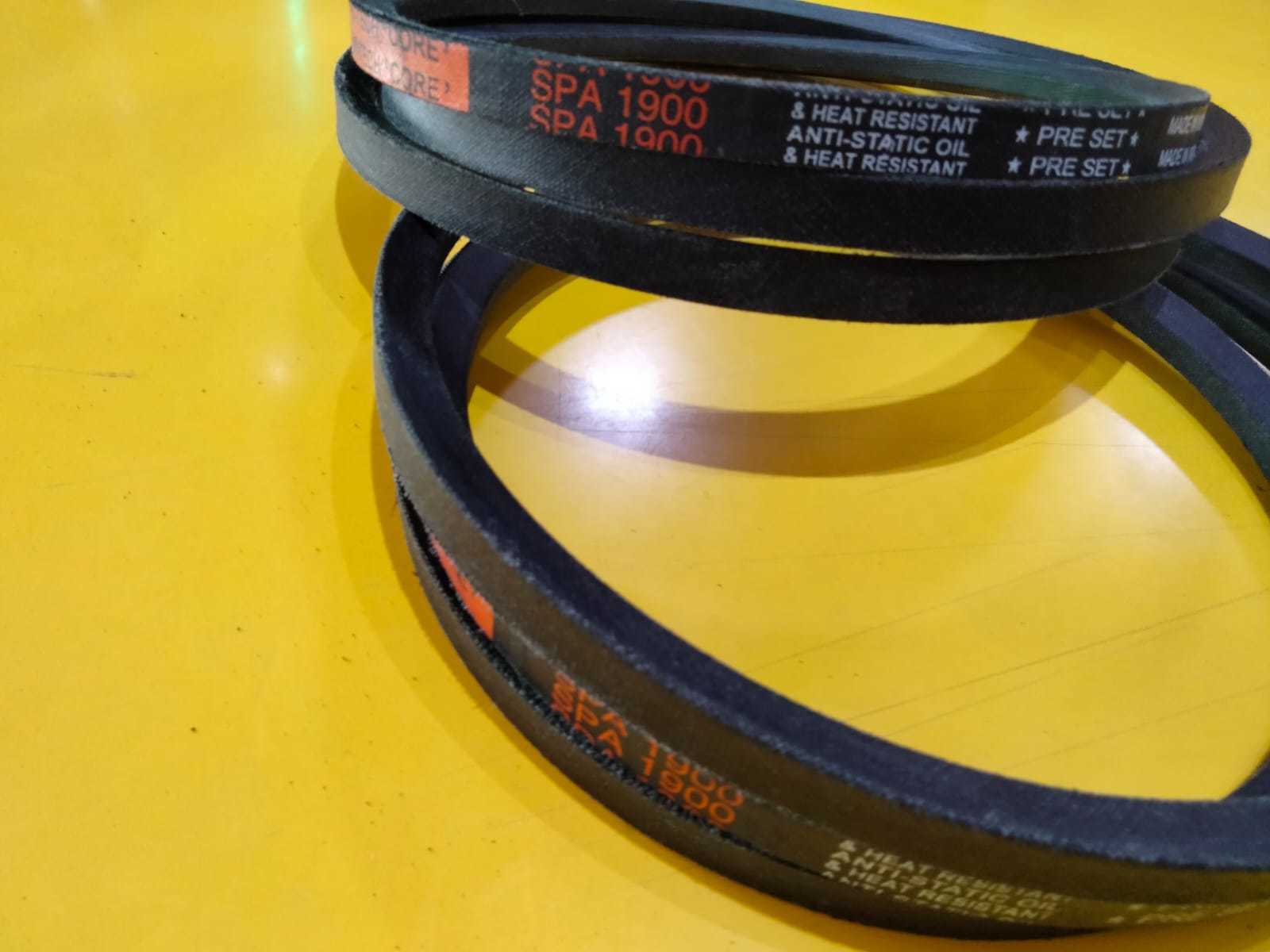 Wedge Belt Spa - Rubber, Black | Enhanced Durability, Prevents Static Electricity, Improves Power Transmission Efficiency, Weather Resistant
