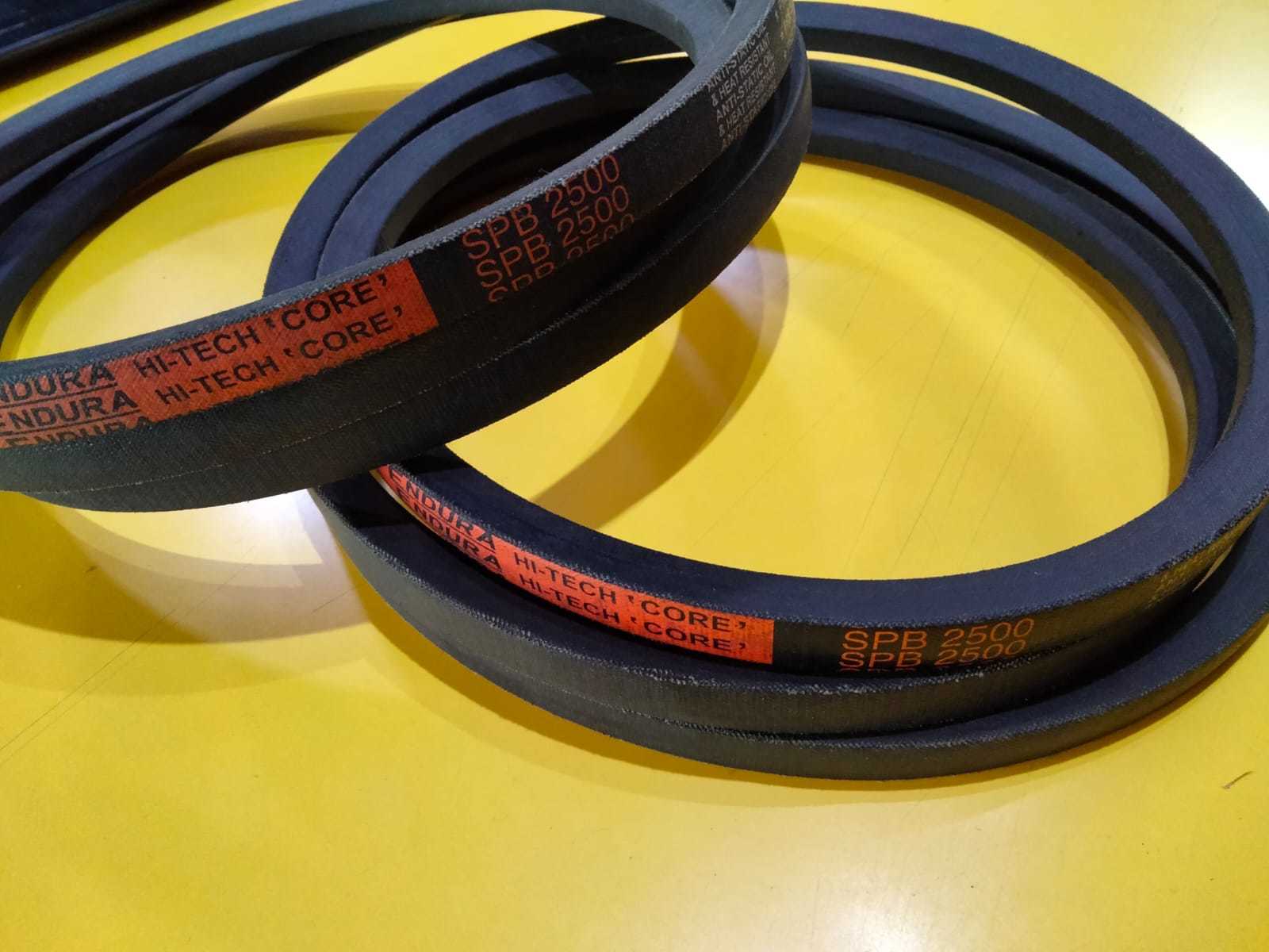 Wedge Belt Spb - Rubber Material, Black Color | Industrial Wedge Belts For Enhanced Performance