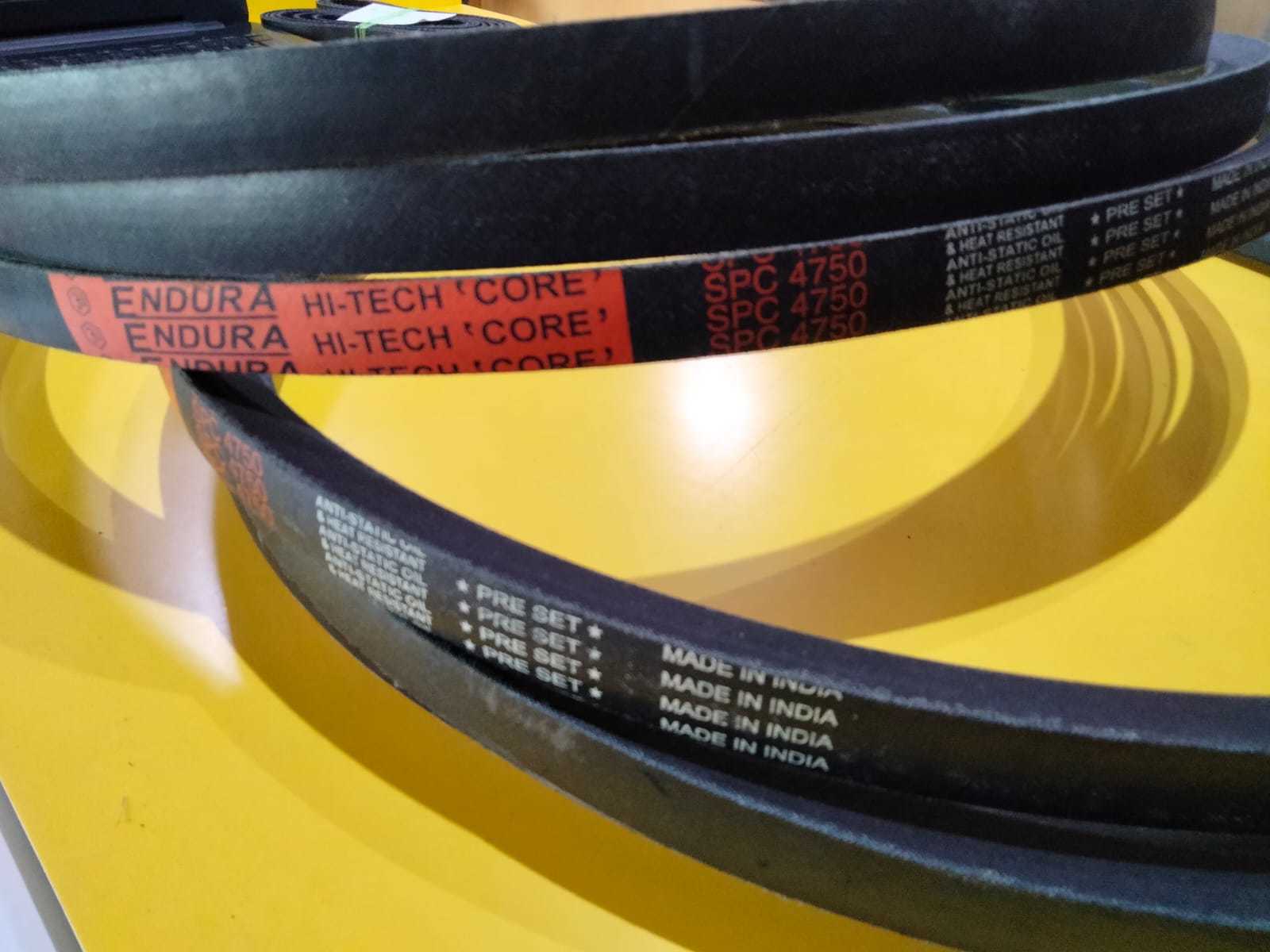 Black Wedge V Belt Spc