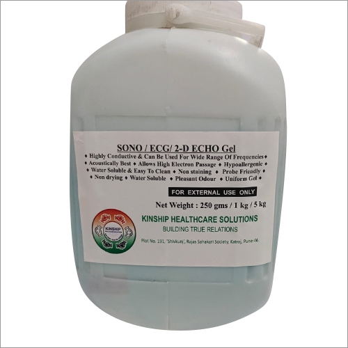 250 ग्राम सोनो - ईसीजी 2डी इको जेल का उपयोग: अस्पताल