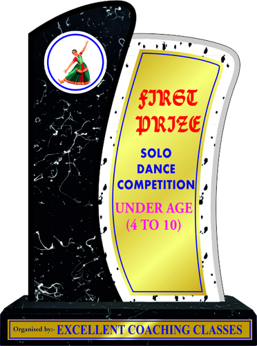 ऑल कलर्स वुडन ट्रॉफी (W-828)