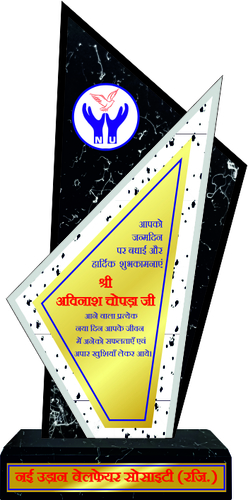  लकड़ी की ट्रॉफी (W-829) 