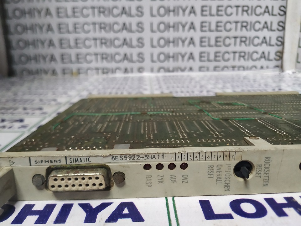 Siemens Simatic S5 135u 6es5922-3ua11 Cpu