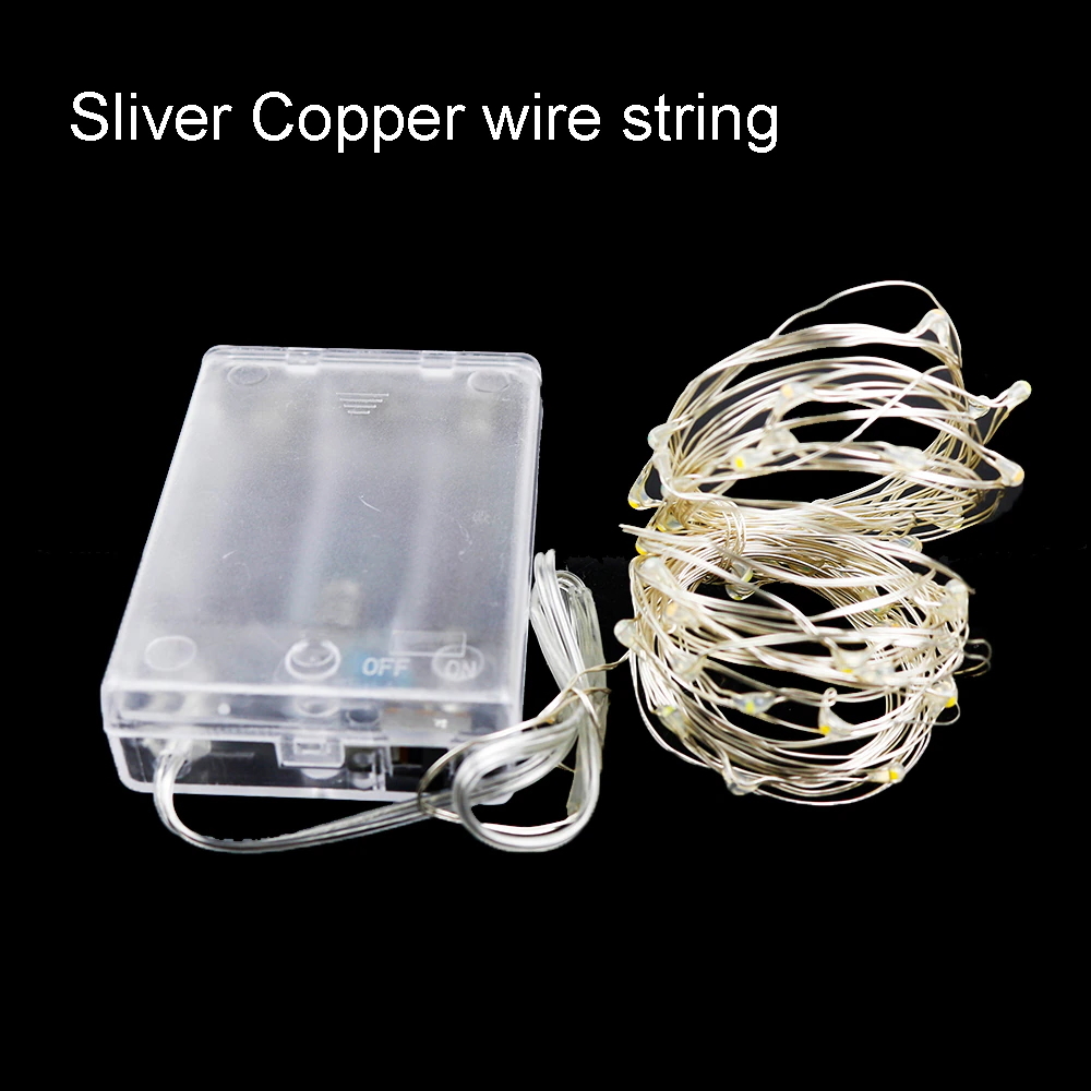 100 Led 10m Battery Operated Fairy Light - Copper Wire, Warm White & Cool White Colors | Invisible Wire For Decorative Lighting, Low Heat Emission