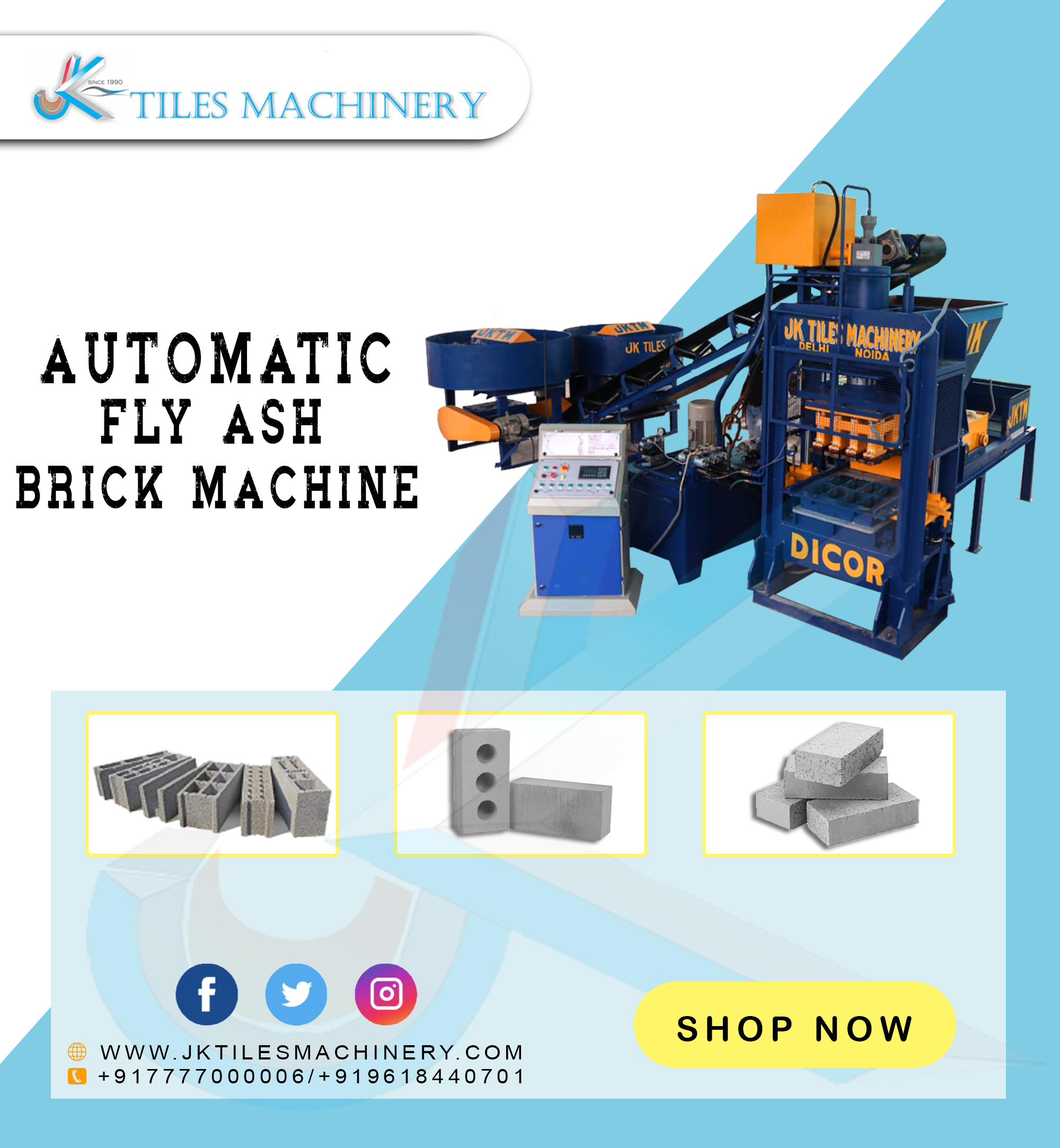 Automatic Fly Ash Brick Making Machine