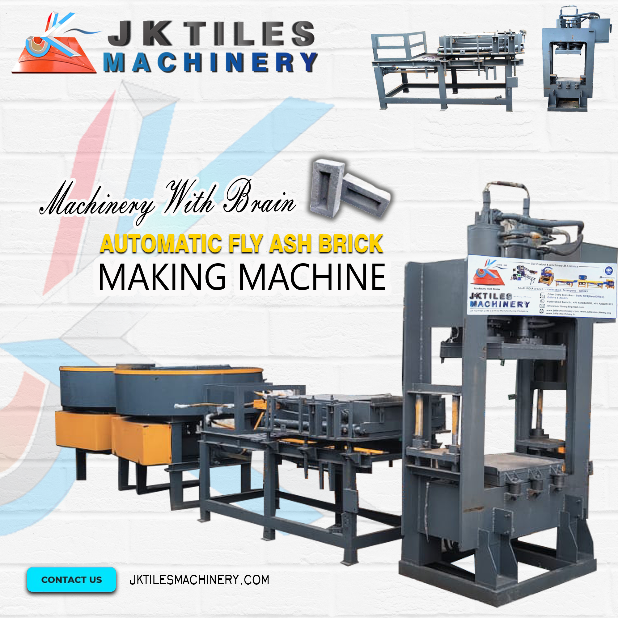 Automatic Fly Ash Brick Making Machine
