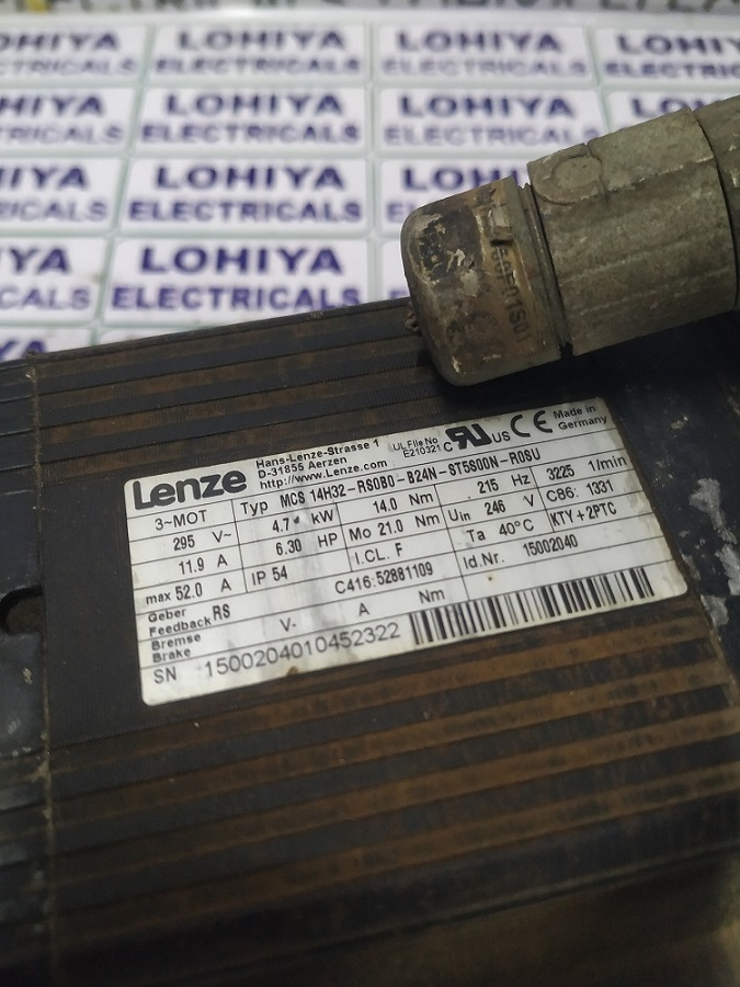 Lenze Mcs 14h32-rs0b0-b24n-st5s00n-r0su Servo Motor