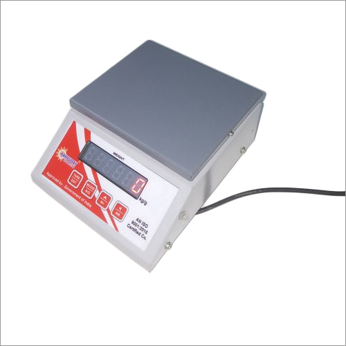 Kitchen Scale - 10kg Capacity, 140x160mm Platter Size, Rechargeable Battery | Stainless Steel Body, Accurate to 1gm