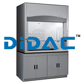 Laboratory Hood - Steel And Aluminum, 37.5" High With 25" Sash Opening | Dual-sided Operation, Tempered Safety Glass, Audible Alarm Feature