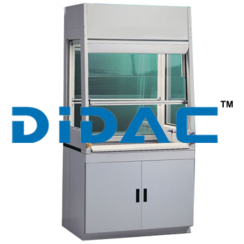Laboratory Hood - Steel And Aluminum, 37.5" High With 25" Sash Opening | Dual-sided Operation, Tempered Safety Glass, Audible Alarm Feature