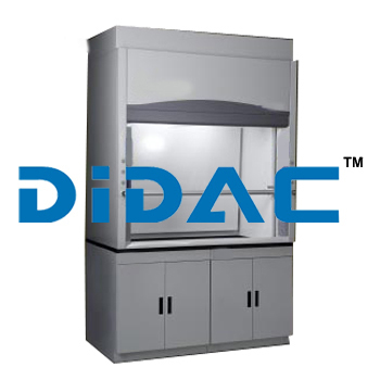 Laboratory Hood - Steel And Aluminum, 37.5" High With 25" Sash Opening | Dual-sided Operation, Tempered Safety Glass, Audible Alarm Feature