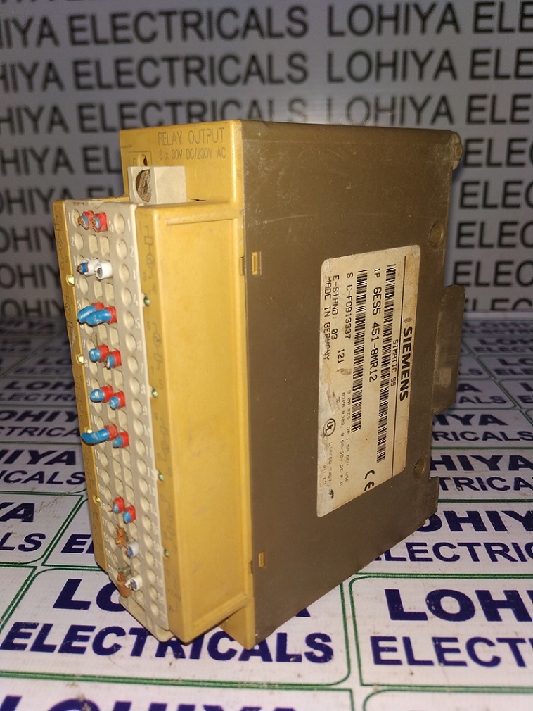 Siemens Simatic S5115u 6es5 451-8mr12 Input Module