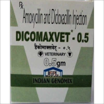 Amoxicillin Dicloxacillin Injection - Powdered Formulation | Dual Action Antibacterial Agent, Effective Against Gram-Positive and Gram-Negative Bacteria