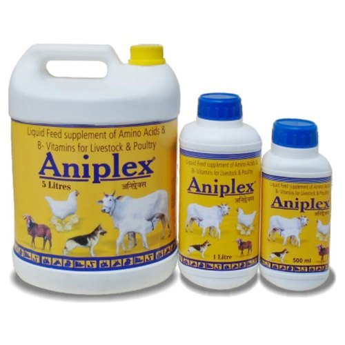 Aniplex Feed Supplement - Liquid Nutrition Feed | Supports Livestock and Poultry Growth, Optimal Nutrient Intake, Enhanced Immune Function