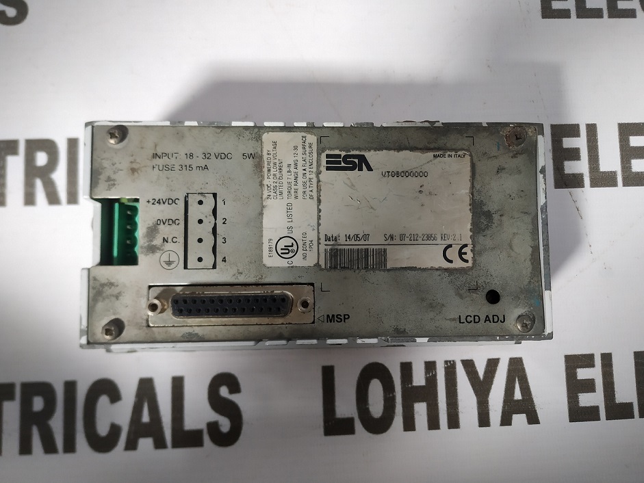 Esa Vt05000000 Hmi