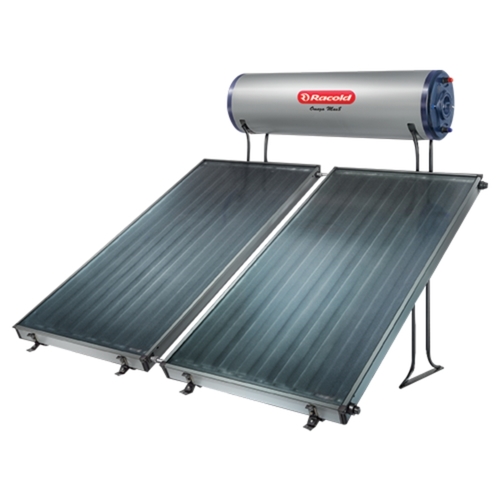 Solar Water Heater - Stainless Steel, 1055 mm Length, 500L Capacity | Wall Mounted, Silver Color, 5 Years Warranty