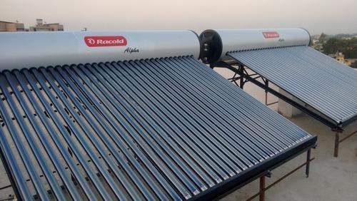 Solar Water Heater - Stainless Steel, 1055 Mm Length, 500l Capacity | Wall Mounted, Silver Color, 5 Years Warranty