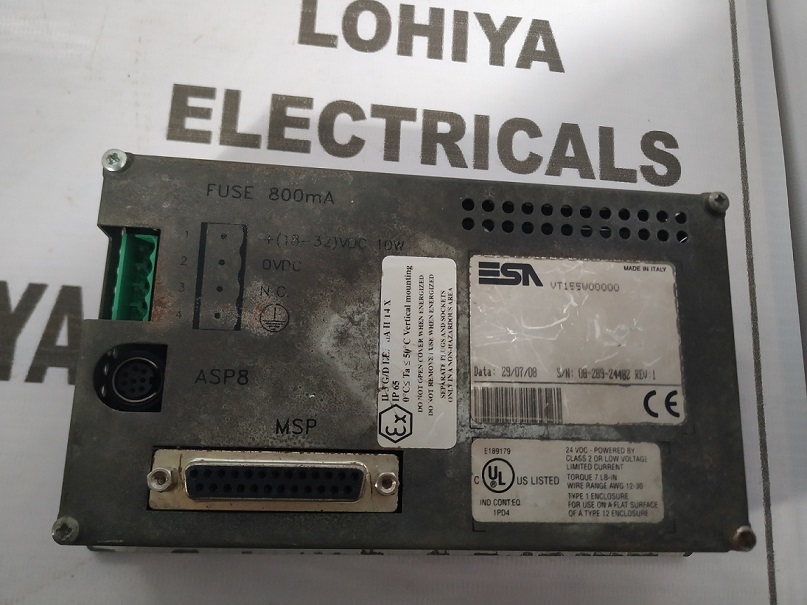Esa Vt155w00000 Hmi